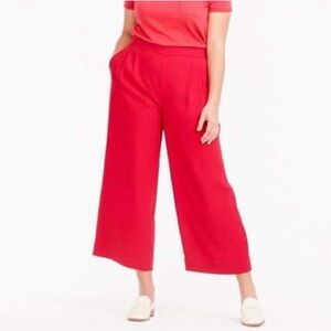 J. Crew | Wide Leg Palazzo Pants, 10 Tall Red​
